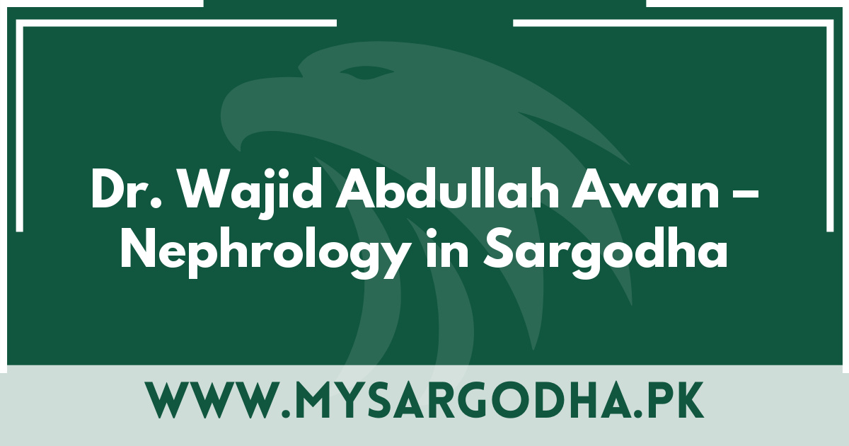 Dr. Wajid Abdullah Awan – Nephrology in Sargodha