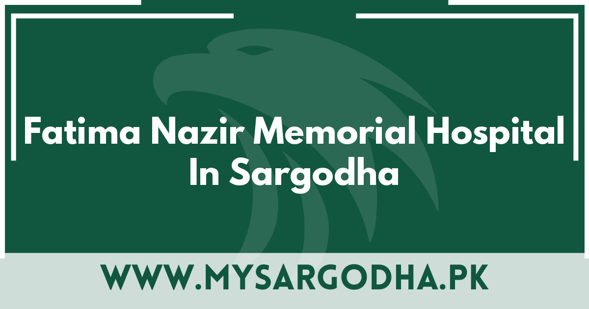 Fatima Nazir Memorial Hospital In Sargodha